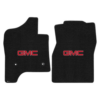 Lloyd Mats® - Ultimat™ Custom Fit 1st Row Ebony Floor Mats With GMC Logo