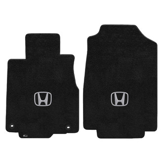 Lloyd Mats® - Ultimat™ Custom Fit 1st Row Ebony Floor Mats With H Silver Logo