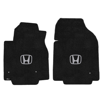 Lloyd Mats® - Ultimat™ Custom Fit 1st Row Ebony Floor Mats With H Silver Logo
