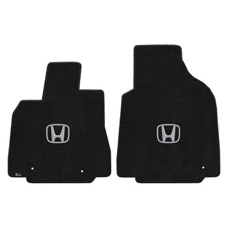 Lloyd Mats® - Ultimat™ Custom Fit 1st Row Ebony Floor Mats With H Silver Logo