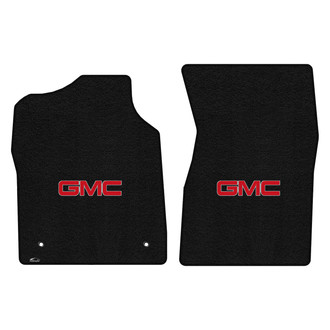 Lloyd Mats® - Ultimat™ Custom Fit 1st Row Black Floor Mats With GMC Logo