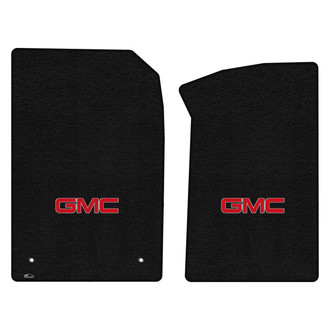 Lloyd Mats® - Ultimat™ Custom Fit 1st Row Black Floor Mats With GMC Logo