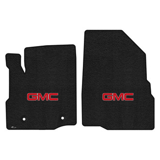 Lloyd Mats® - Ultimat™ Custom Fit 1st Row Ebony Floor Mats With GMC Logo