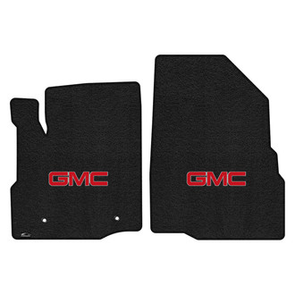Lloyd Mats® - Ultimat™ Custom Fit 1st Row Ebony Floor Mats With GMC Logo