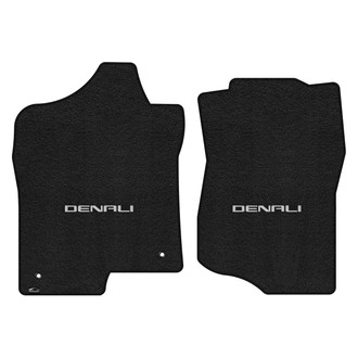 Lloyd Mats® - Ultimat™ Custom Fit 1st Row Ebony Floor Mats With GMC Logo