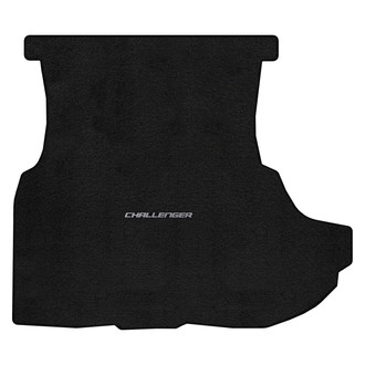 Lloyd Mats® - Ultimat™ Custom Fit Ebony Cargo Mat With Challenger Silver Logo