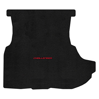 Lloyd Mats® - Ultimat™ Custom Fit Ebony Cargo Mat With Challenger Red Logo