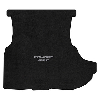 Lloyd Mats® - Ultimat™ Custom Fit Ebony Cargo Mat With Challenger & SRT Silver Double Logo