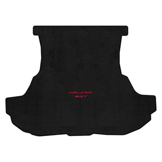 Lloyd Mats® - Ultimat™ Custom Fit Ebony Cargo Mat With Challenger & SRT Red Double Logo