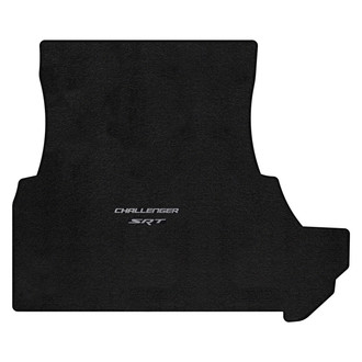 Lloyd Mats® - Ultimat™ Custom Fit Ebony Cargo Mat With Challenger & SRT Silver Double Logo