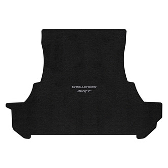 Lloyd Mats® - Ultimat™ Custom Fit Ebony Cargo Mat With Challenger & SRT Silver Double Logo