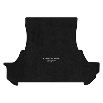 Lloyd Mats® - Ultimat™ Custom Fit Ebony Cargo Mat With Challenger & SRT Silver Double Logo