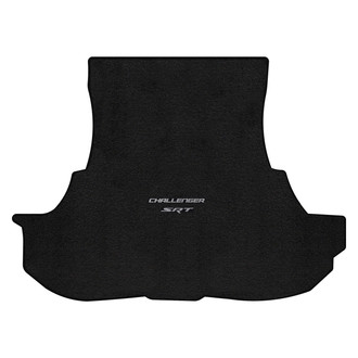 Lloyd Mats® - Ultimat™ Custom Fit Ebony Cargo Mat With Challenger & SRT Silver Double Logo