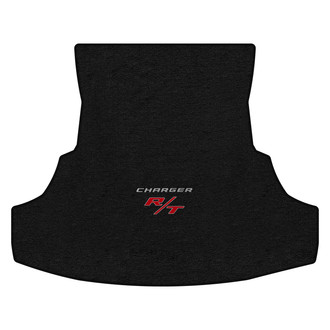 Lloyd Mats® - Ultimat™ Custom Fit Ebony Cargo Mat With Silver Charger & Red RT Double Logo