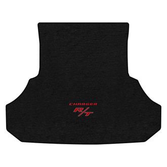 Lloyd Mats® - Ultimat™ Custom Fit Ebony Cargo Mat With Red Charger & RT Double Logo