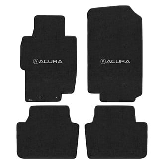 Lloyd Mats® - Velourtex™ Custom Fit 1st & 2nd Row Ebony Floor Mats With A Logo