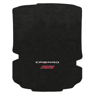 Lloyd Mats® - Velourtex™ Custom Fit Ebony Cargo Mat With Camaro & SS Red Double Logo