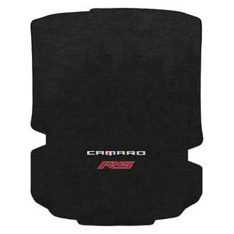 Lloyd Mats® - Velourtex™ Custom Fit Ebony Cargo Mat With Camaro & RS Red Double Logo