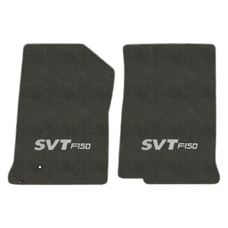 Lloyd Mats® - Velourtex™ Custom Fit 1st Row Smoke Floor Mats With SVT Logo