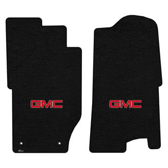 Lloyd Mats® - Velourtex™ Custom Fit 1st Row Black Floor Mats With GMC Logo