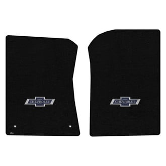 Lloyd Mats® - Velourtex™ Custom Fit 1st Row Black Floor Mats With 100 Centennial Logo