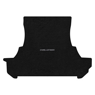 Lloyd Mats® - Velourtex™ Custom Fit Ebony Cargo Mat With Challenger Silver Logo