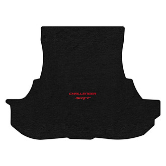 Lloyd Mats® - Velourtex™ Custom Fit Ebony Cargo Mat With Challenger & SRT Red Double Logo