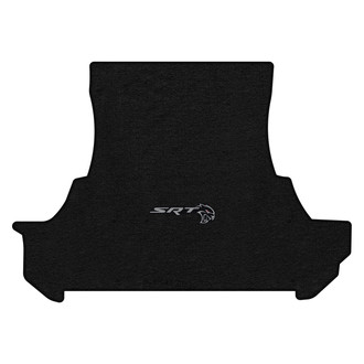 Lloyd Mats® - Velourtex™ Custom Fit Ebony Cargo Mat With Dodge Hellcat Redeye Logo