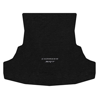 Lloyd Mats® - Velourtex™ Custom Fit Ebony Cargo Mat With Silver Charger & SRT Double Logo