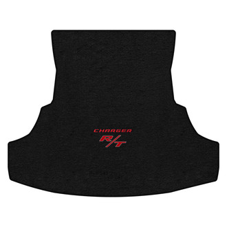 Lloyd Mats® - Velourtex™ Custom Fit Ebony Cargo Mat With Red Charger & RT Double Logo