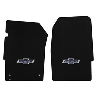Lloyd Mats® - Classic Loop™ Custom Fit 1st Row Black Floor Mats With 100 Centennial Logo