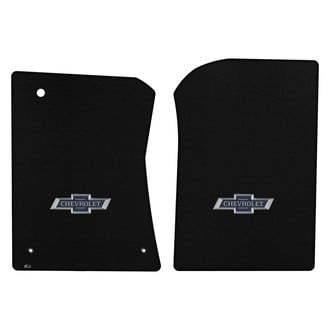Lloyd Mats® - Classic Loop™ Custom Fit 1st Row Black Floor Mats With 100 Centennial Logo