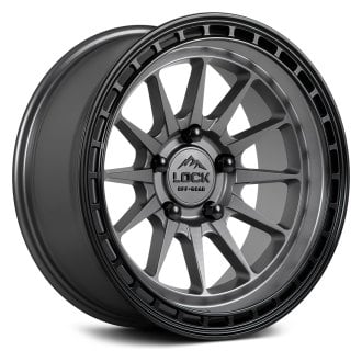 LOCK OFF-ROAD® - BAJA Matte Gray with Black Ring