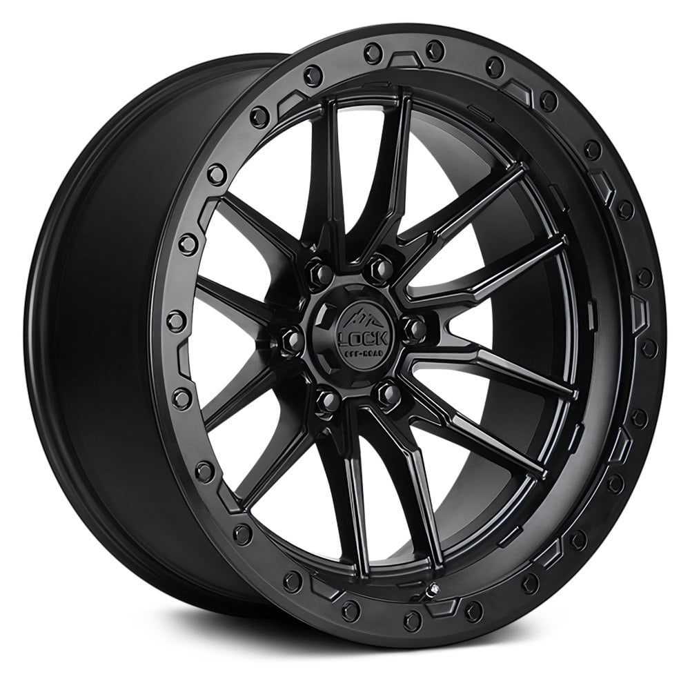 LOCK OFF-ROAD® KRAWLER Wheels - Matte Black Rims