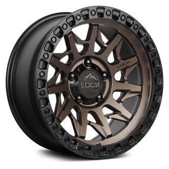 LOCK OFF-ROAD® - LUNATIC Matte Bronze with Black Ring