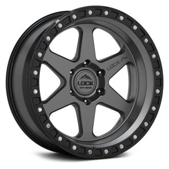 LOCK OFF-ROAD® - OLYMPUS Matte Gray with Black Ring