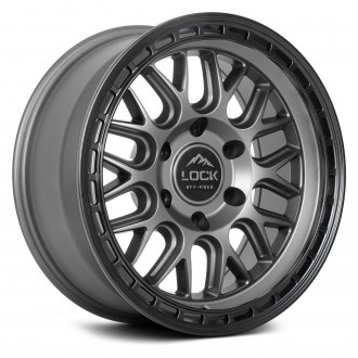 LOCK OFF-ROAD® - ONYX Matte Gray with Black Ring