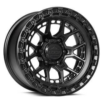 LOCK OFF-ROAD® - COMMANDO Matte Black with Gloss Black Ring