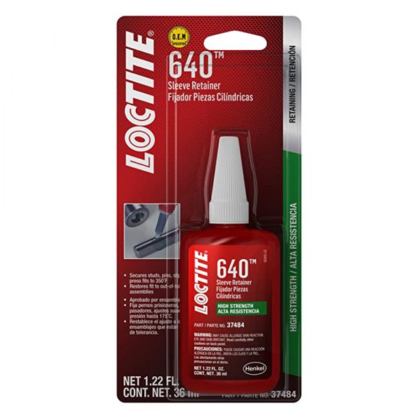 Loctite® - 640 High Strength Sleeve Retainer Bottle
