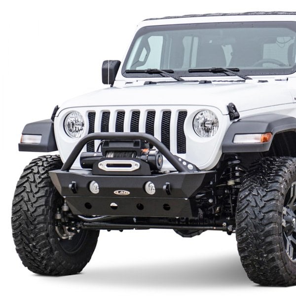 LoD Offroad® - Jeep Wrangler 2019 Destroyer Stubby Front Winch HD Bumper