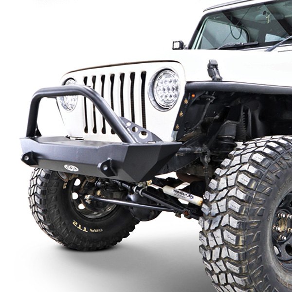 LoD Offroad® - Destroyer Stubby Front HD Black Powder Coat Bumper