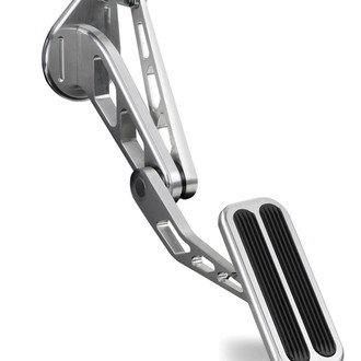 Lokar® - Swing Mount Accelerator Pedal with Rubber Inserts