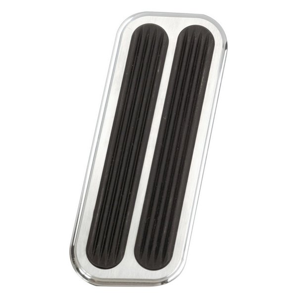 Lokar® - Billet Aluminum Throttle Pedal Pad with Rubber Inserts