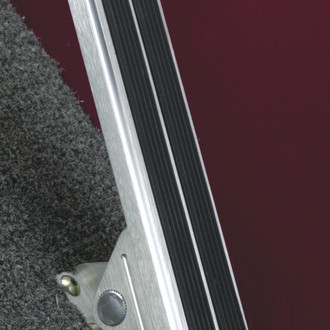 Lokar® - Floor Mount Eliminator Throttle Pedal with Rubber Inserts