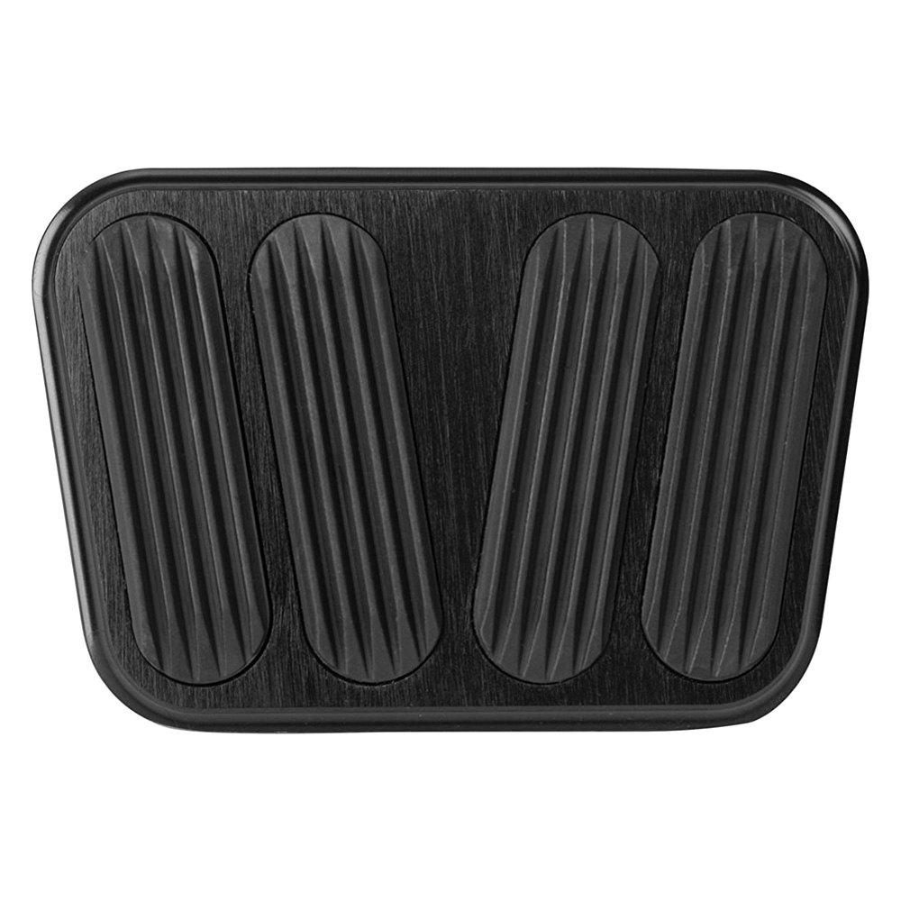 Lokar® Billet Aluminum Brake/Clutch Pedal Pad with Rubber Inserts