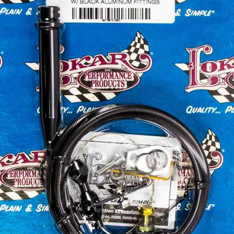 Lokar® - Midnight Series Hi-Tech Kickdown Kit