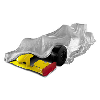 Longacre® - Silver Open Wheel Modified Racing Full Car Cover
