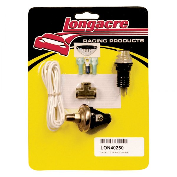 Longacre® - Gagelites™ 1/8" NPT Fuel Pressure Warning Light Kit, 2-7 PSI