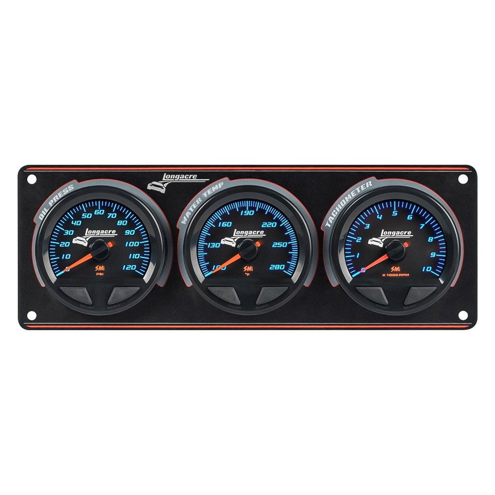 Longacre® AccuTech SMi™ Gauge Panels with Tachometer Panel