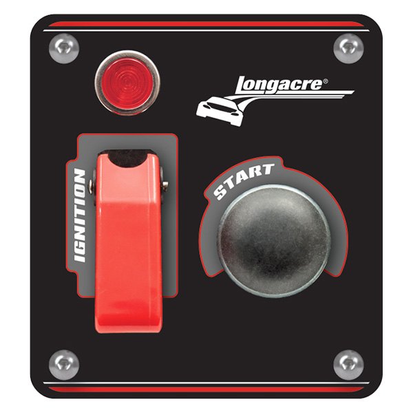 Longacre® - Start and Ignition Panel With Weatherproof Switch Cover and Pilot Light 